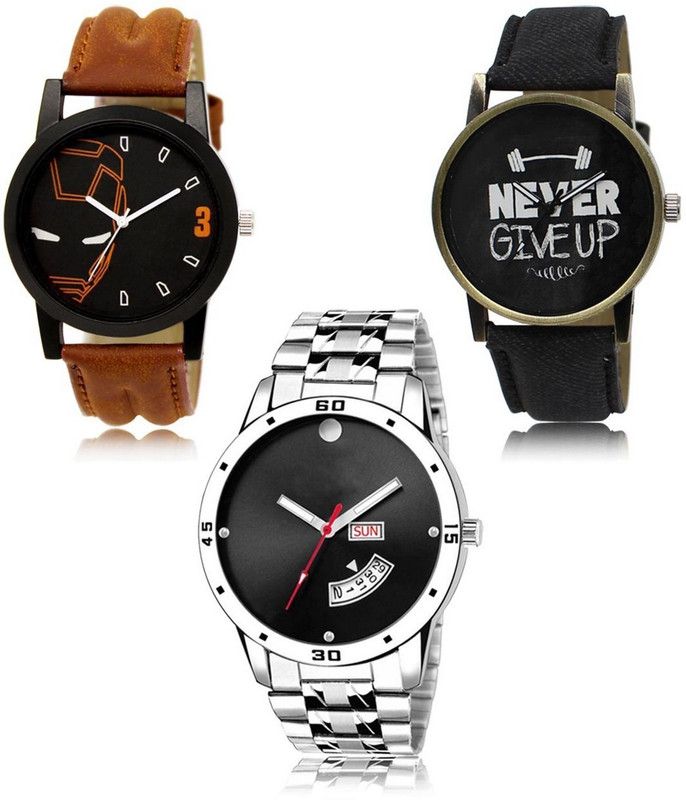 New latest Designer Combo of 3 Analog Watch - For Men LR-04-27-104