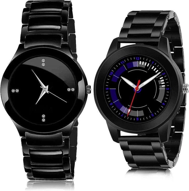 Analog Watch - For Men Contemporary Royal 2 Watch Combo For Boys And Men - B67-(44-S-20)