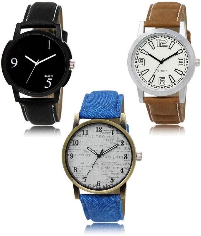 New latest Designer Combo of 3 Analog Watch - For Men LR-06-15-28