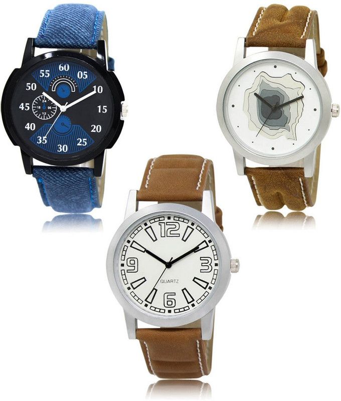 New latest Designer Combo of 3 Analog Watch - For Men LR-02-09-15