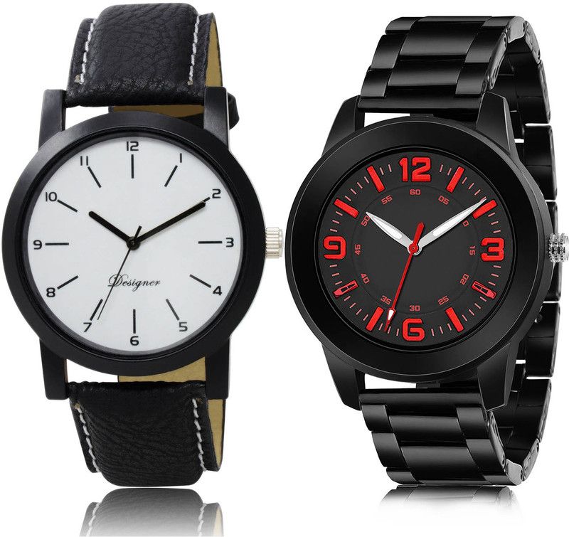 Analog Watch - For Men Modish Present 2 Watch Combo For Boys And Men - BO4-(47-S-20)