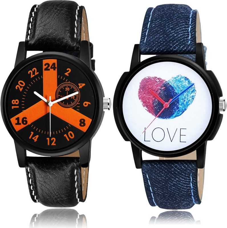 combo watch Analog Watch - For Men Latest Designer Love Watch - B865-B11 (Combo Of 2 )