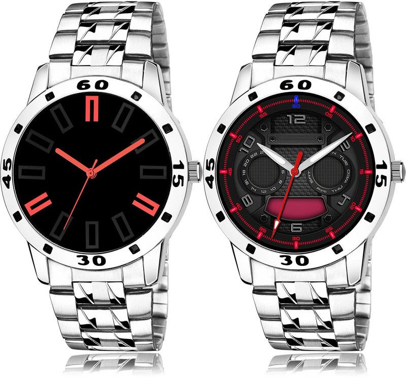 Analog Watch - For Men Modish Chronograph 2 Watch Combo For Boys And Men - B892-(59-S-19)