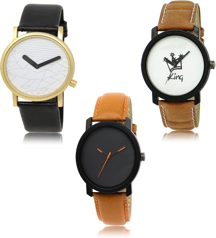 New latest Designer Combo of 3 Analog Watch - For Men LR37-LR18-LR20