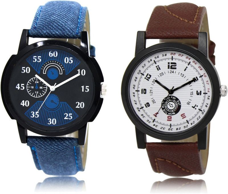 New Latest Designer Combo of 2 Analog Watch - For Men 02-11