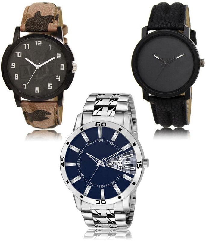 New latest Designer Combo of 3 Analog Watch - For Men LR-03-21-102