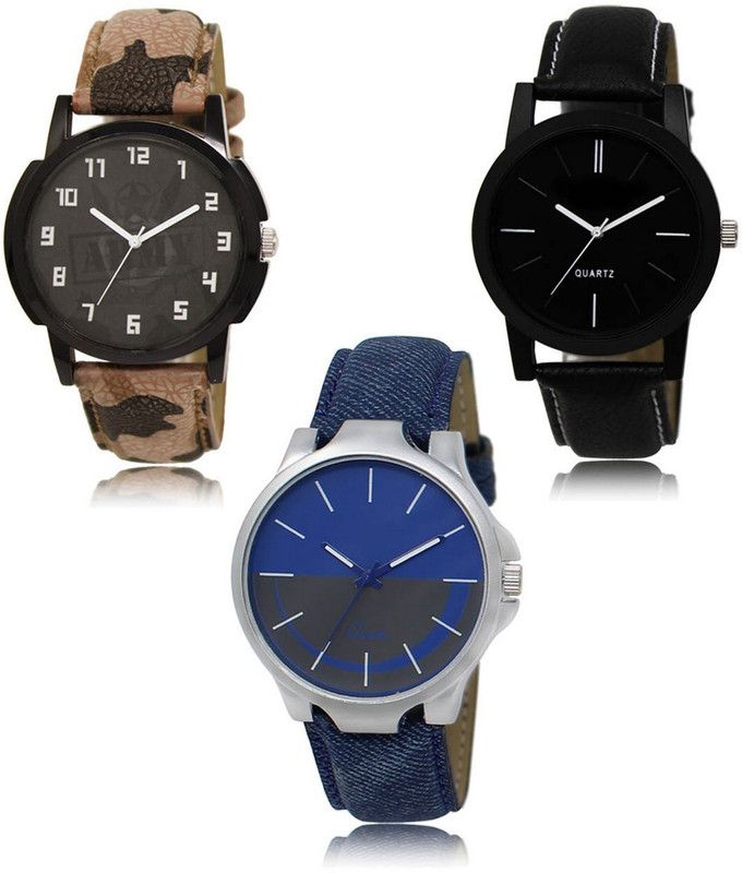 New latest Designer Combo of 3 Analog Watch - For Men LR-03-05-24