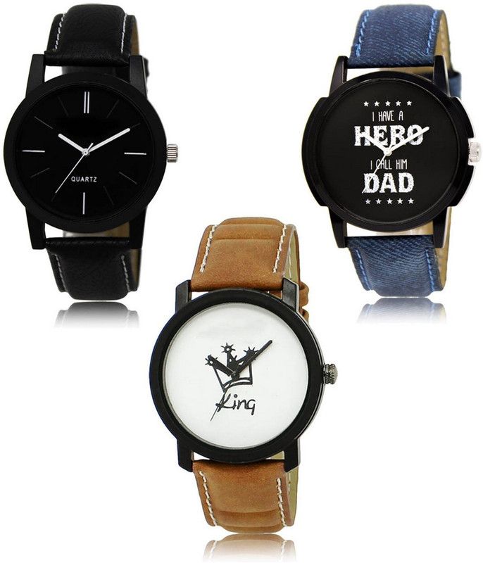 New latest Designer Combo of 3 Analog Watch - For Men LR-05-07-18