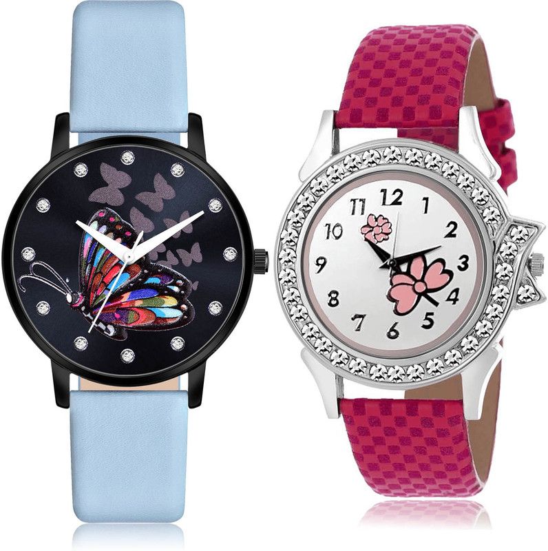 Analog Watch - For Girls New Diwali 2 Watch Combo For Women And Girls - GM380-G128