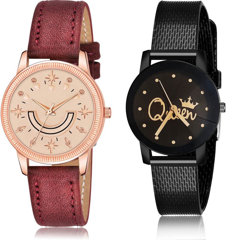 Analog Watch - For Women Brand New Casual 2 Watch Combo For Women And Girls - GW63-GCPL24