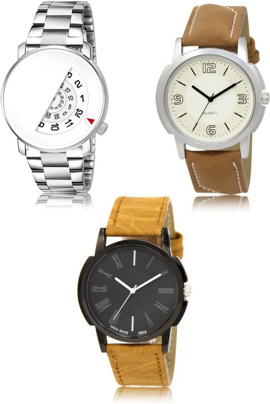 New latest Designer Combo of 3 Analog Watch - For Men 106-16-19