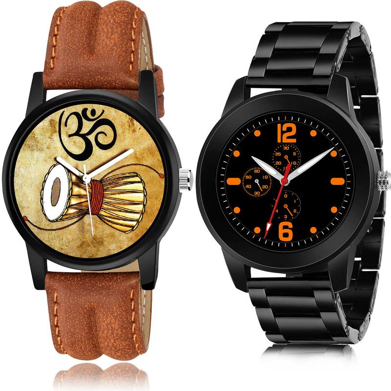 Analog Watch - For Men Modish Professional 2 Watch Combo For Boys And Men - B25-(70-S-20)