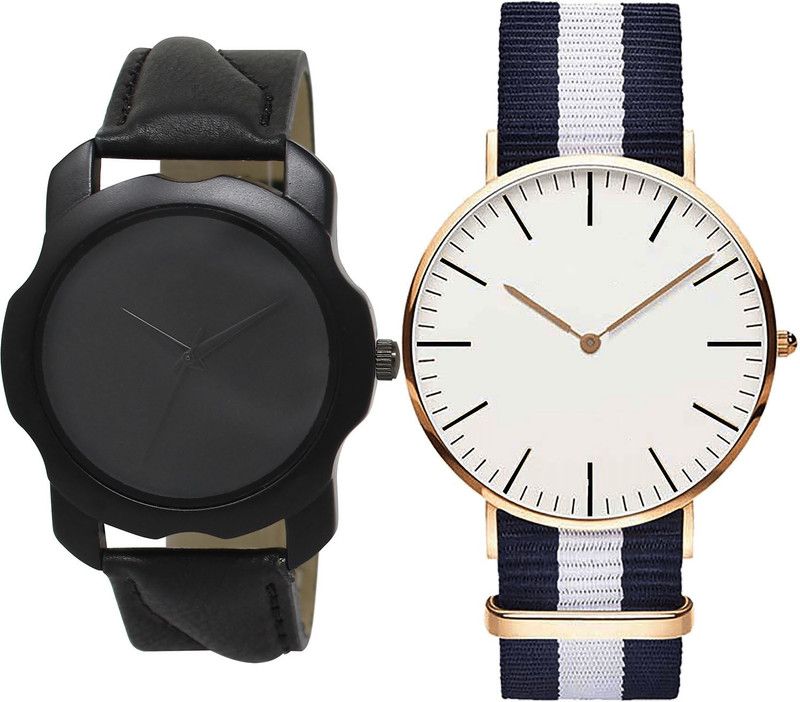 combo watch Analog Watch - For Men & Women Modern Collection Analogue Black And Blue Color Boys And Men Watch - BL46.22-B109 (Combo Of 2 )