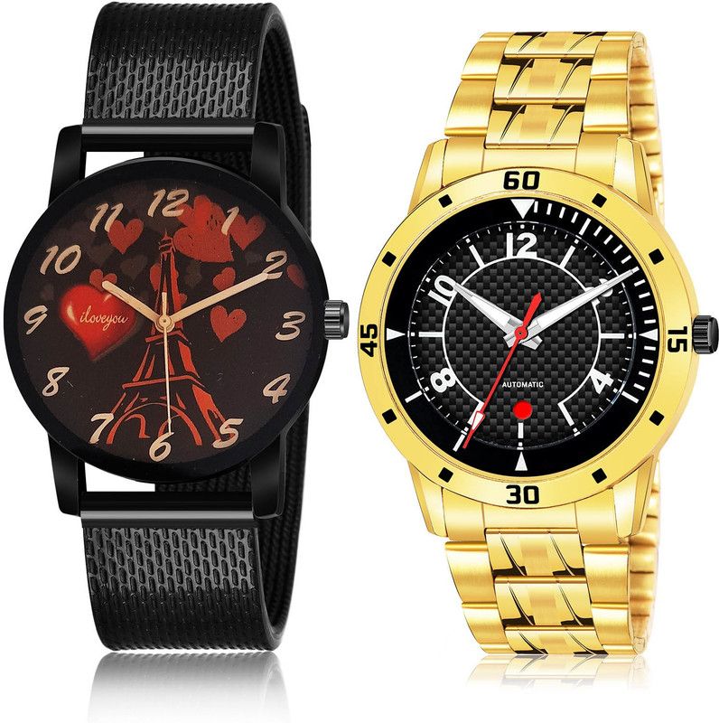 Analog Watch - For Men Modish Luxury 2 Watch Combo For Boys And Men - BRM19-(66-S-21)