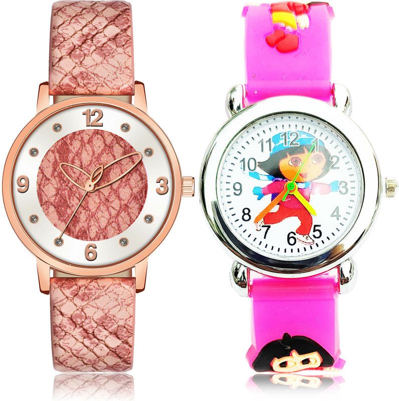 Analog Watch - For Girls Brand New Tread 2 Watch Combo For Women And Girls - GM363-GC197