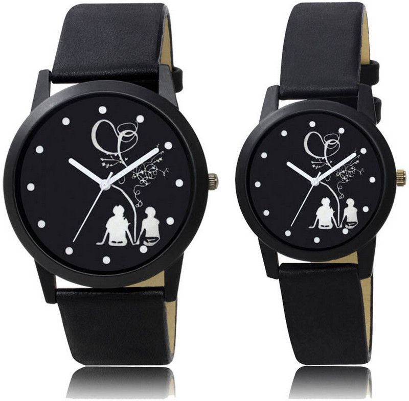 Tree Lover Couple Round Party-Wedding Analog Watch - For Couple 46-146