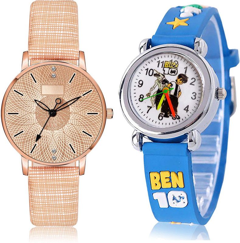 combo watch Analog Watch - For Women Treading Diwali Ben 10 Kids 2 Watch Combo For Girls And Women - GM317-GC99