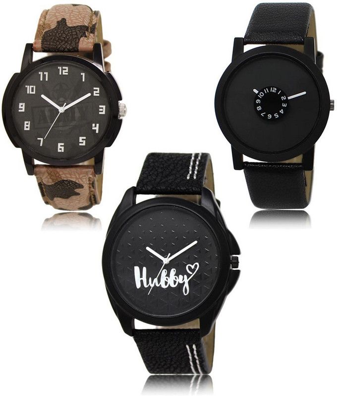 New latest Designer Combo of 3 Analog Watch - For Men LR-03-25-31