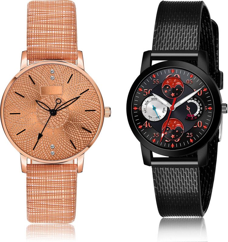 Analog Watch - For Women Modish High Quality 2 Watch Combo For Women And Girls - GM315-(50-L-10)
