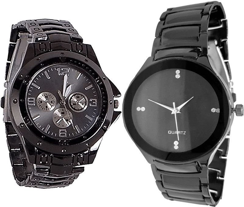 combo watch Analog Watch - For Girls Treading Analogue Analogue Black Color Boys And Men Watch - B70-B67 (Combo Of 2 )