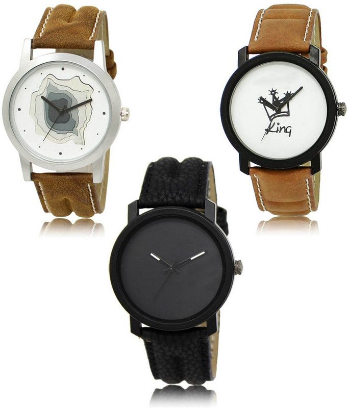New latest Designer Combo of 3 Analog Watch - For Men LR-09-18-21