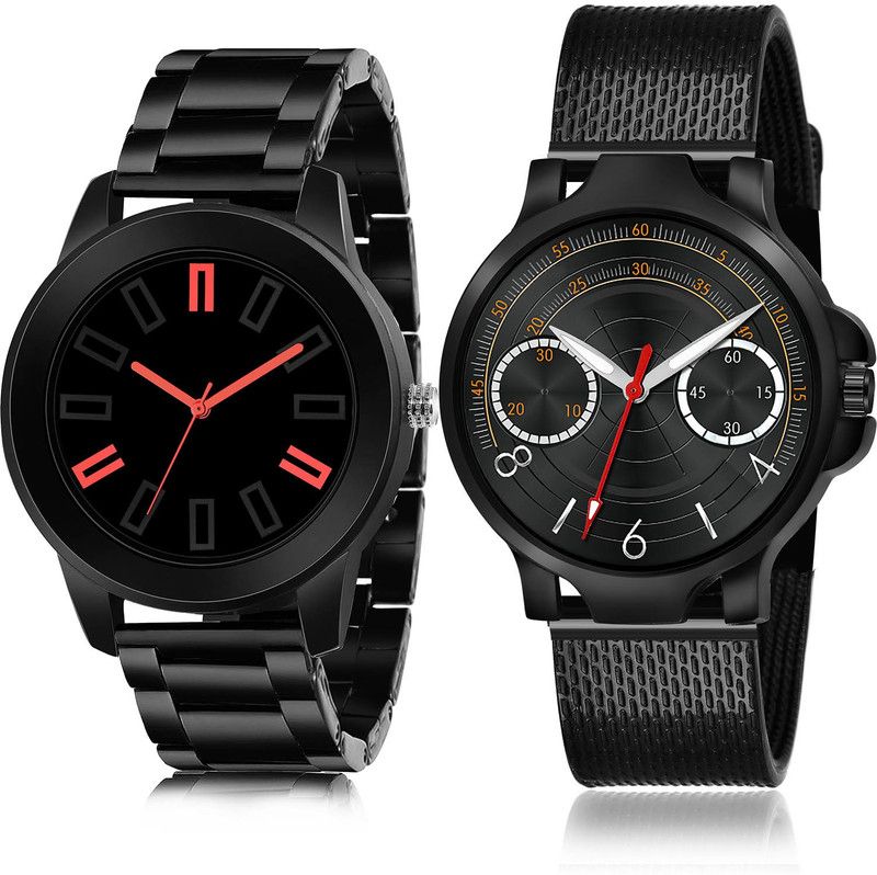 Analog Watch - For Men Contemporary Stylish 2 Watch Combo For Boys And Men - B893-(67-S-10)