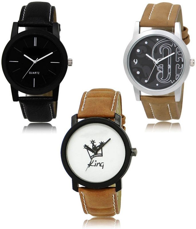 New latest Designer Combo of 3 Analog Watch - For Men LR-05-14-18