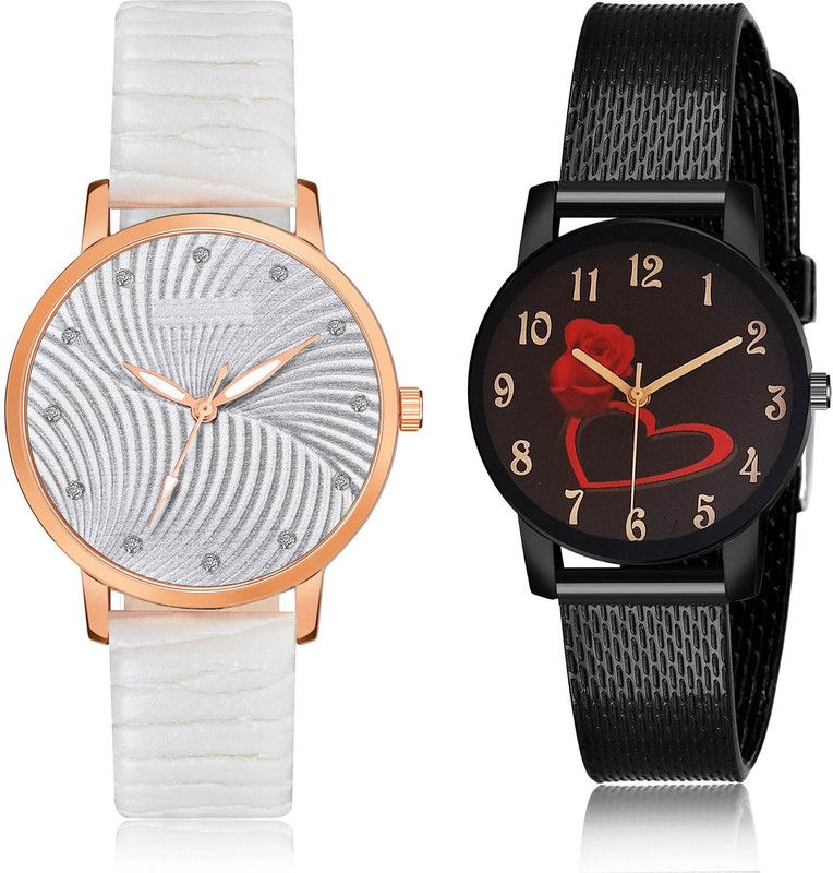 Analog Watch - For Girls Brand New Collegian 2 Watch Combo For Women And Girls - GM381-G535