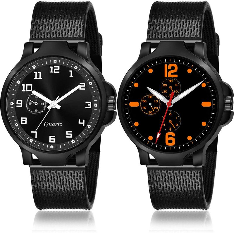 Analog Watch - For Men Contemporary Unique 2 Watch Combo For Boys And Men - BRM33-(70-S-10)