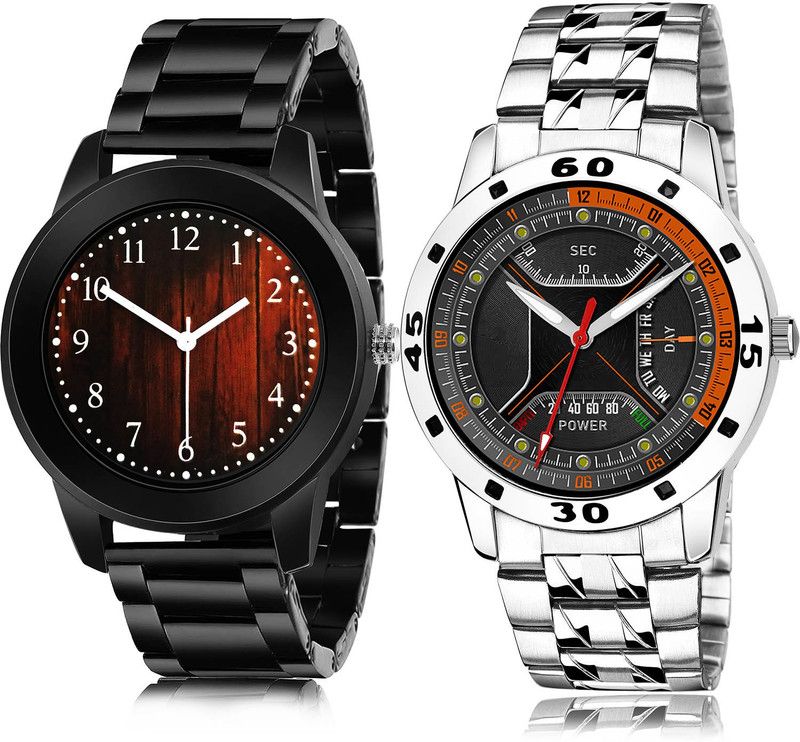 Analog Watch - For Men Modern Casual 2 Watch Combo For Boys And Men - B661-(56-S-19)