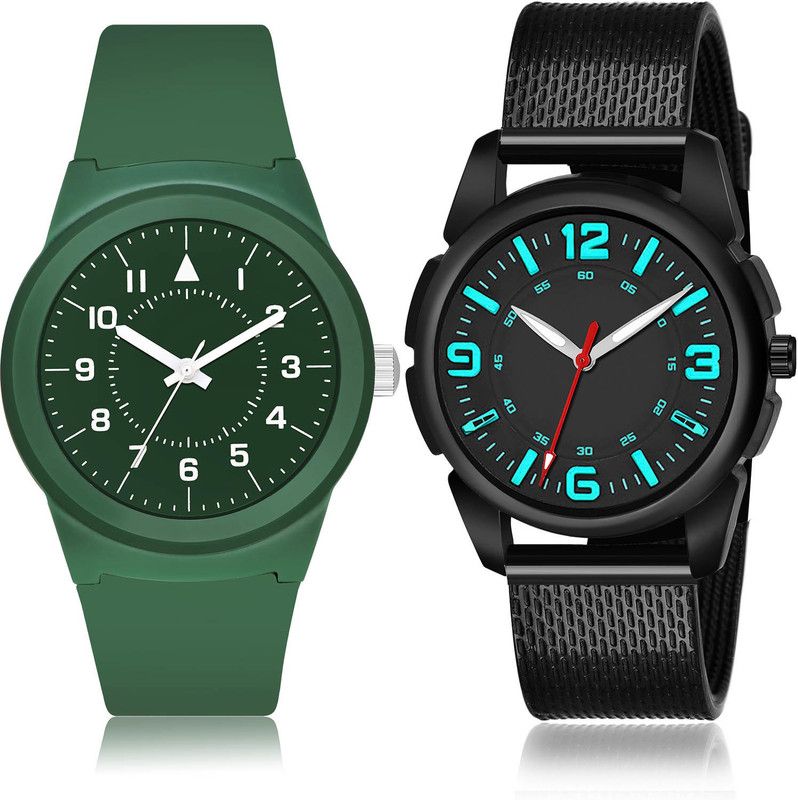 Analog Watch - For Boys New Style 2 Watch Combo For Boys And Men - BM120-(46-S-10)