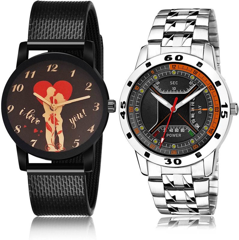 Analog Watch - For Men New Exclusive 2 Watch Combo For Boys And Men - BRM9-(56-S-19)