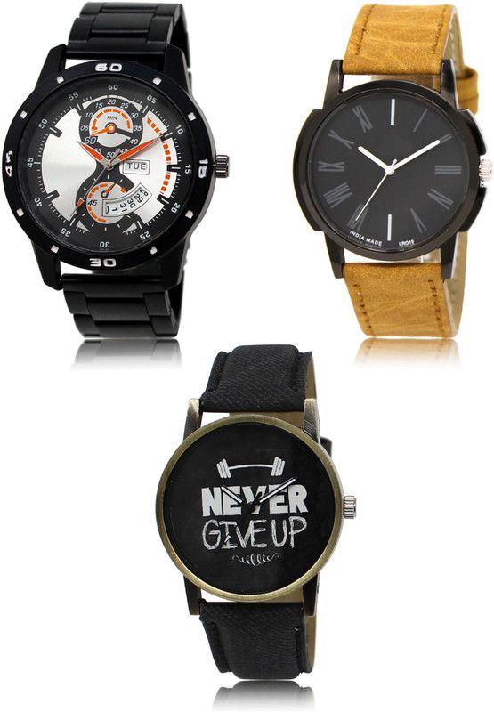 New latest Designer Combo of 3 Hybrid Smartwatch Watch - For Men 107-19-27