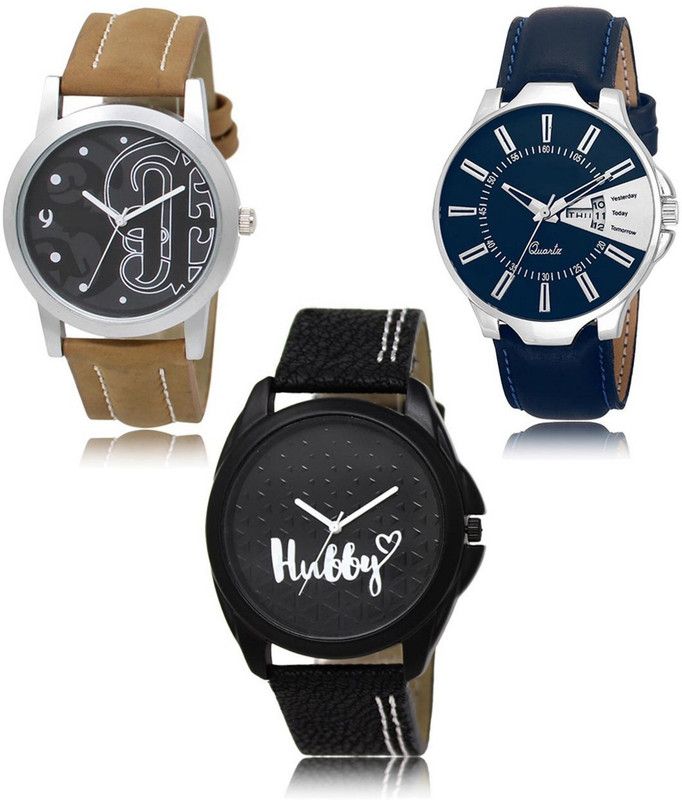 New latest Designer Combo of 3 Analog Watch - For Men LR-14-23-31