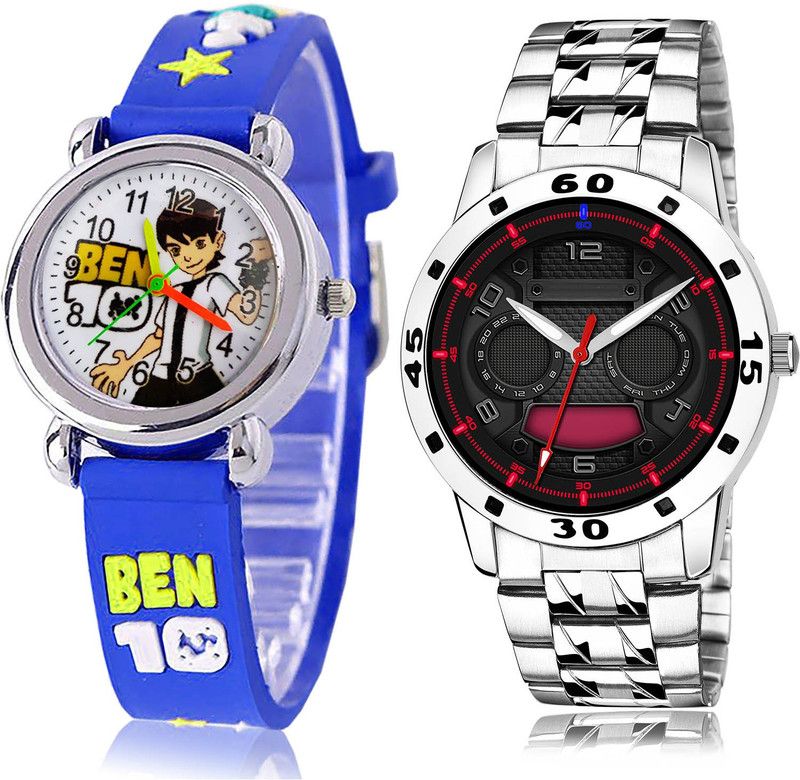 Analog Watch - For Boys New Wrist 2 Watch Combo For Boys And Men - BK93-(59-S-19)