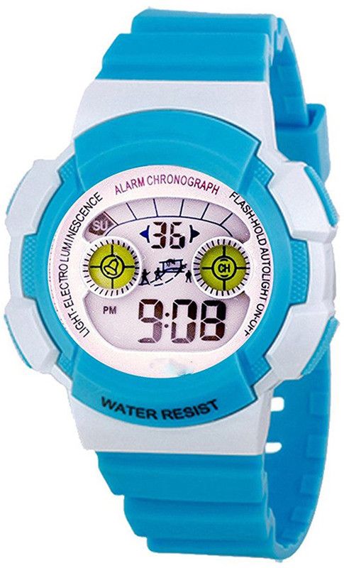 M@ingrui Series Digital Watch - For Boys & Girls MR8540BSKY BLUE