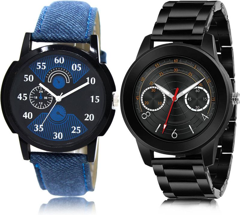Analog Watch - For Men Latest Love 2 Watch Combo For Boys And Men - BL46.2-(67-S-20)