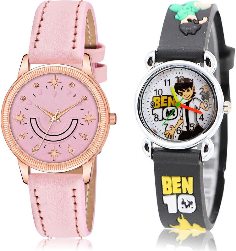 Analog Watch - For Women Classical Fashionable 2 Watch Combo For Women And Girls - GW67-GC86