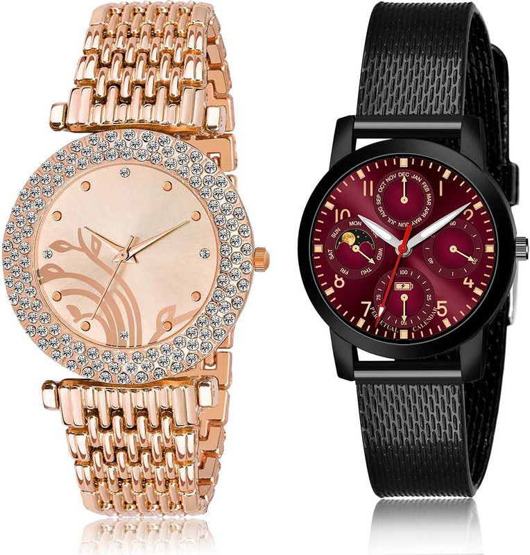 Analog Watch - For Women Best Love 2 Watch Combo For Women And Girls - G575-(12-L-10)
