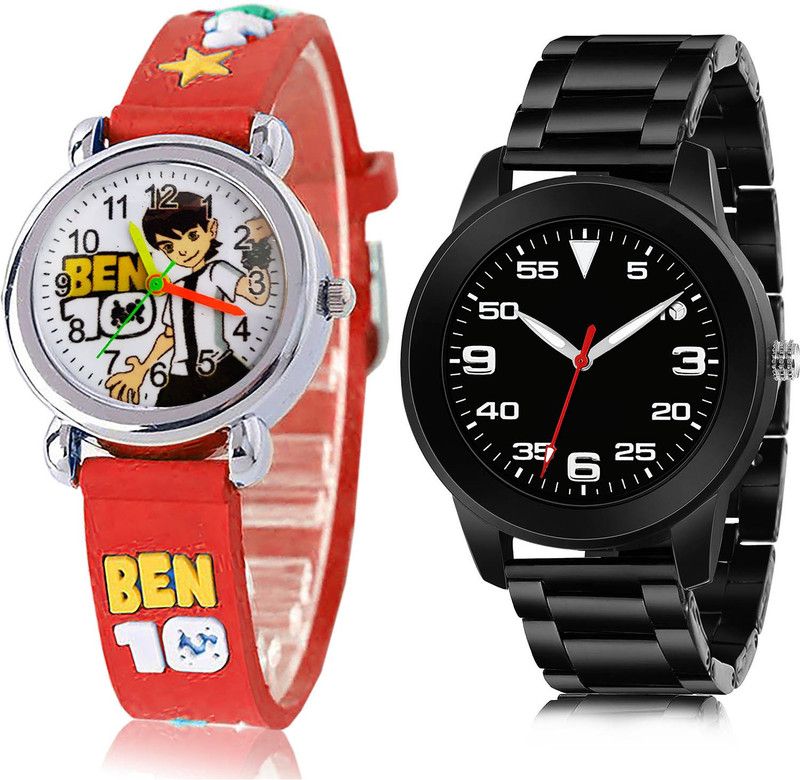 Analog Watch - For Boys Latest Quartz 2 Watch Combo For Boys And Men - BK121-(75-S-20)