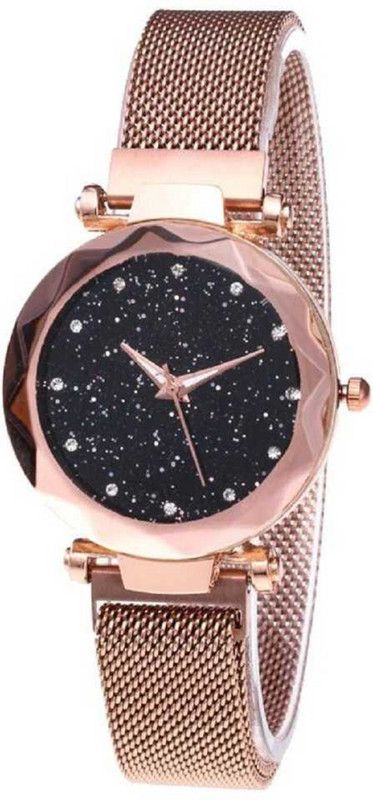 Analog Watch - For Women Nx Luxury Mesh Magnet Buckle Analog Watch - For Girls Analog Watch
