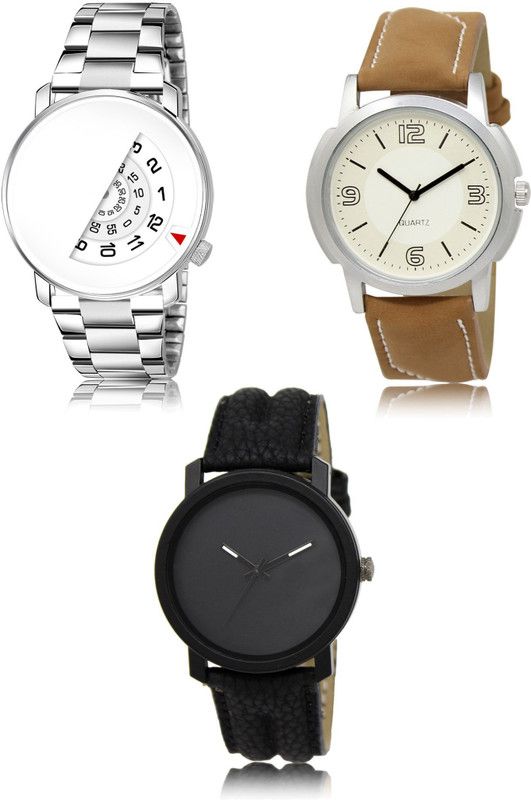 New latest Designer Combo of 3 Analog Watch - For Men LR106-LR16-LR21