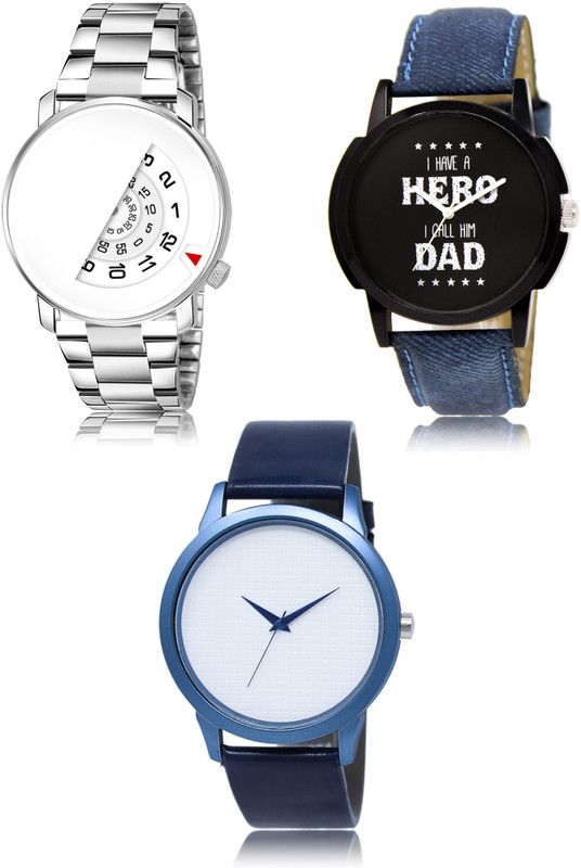 New latest Designer Combo of 3 Analog Watch - For Men 106-07-33