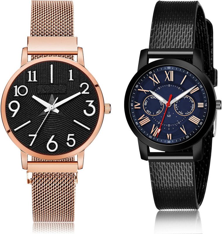 Analog Watch - For Women New Professional 2 Watch Combo For Women And Girls - GM242-(62-L-10)
