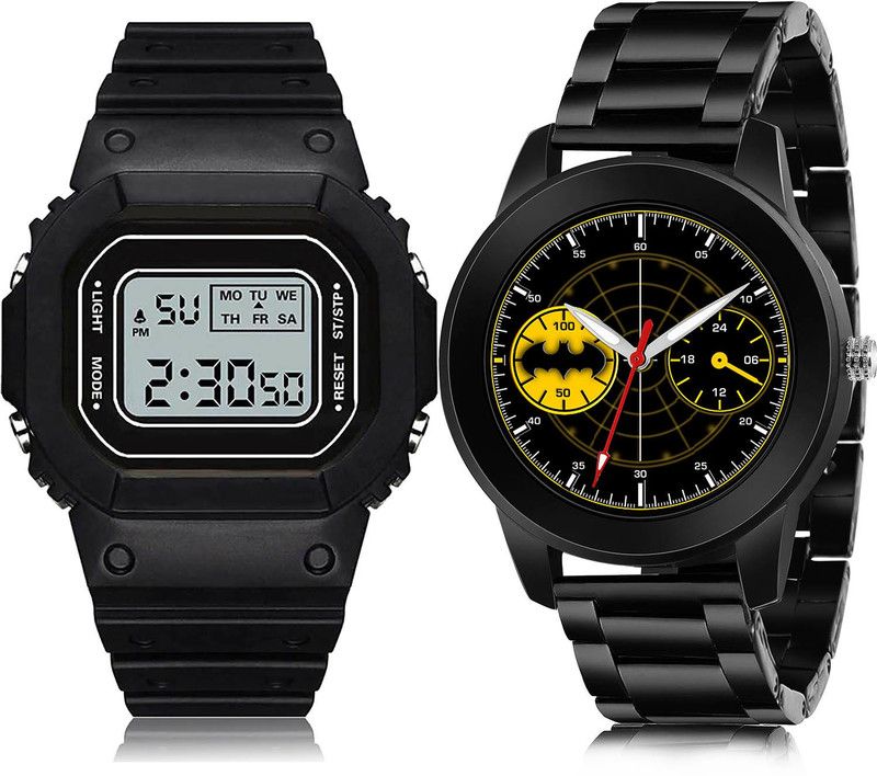 Analog-Digital Watch - For Boys Classical Love 2 Watch Combo For Boys And Men - DG28-(42-S-20)