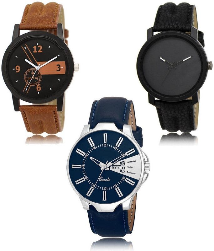 New latest Designer Combo of 3 Analog Watch - For Men LR-01-21-23