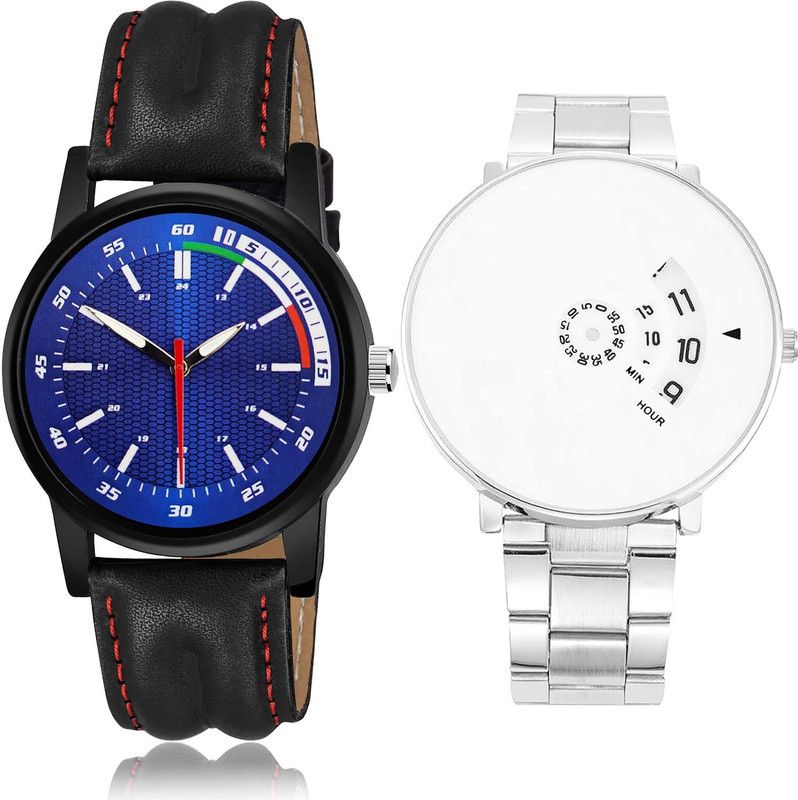combo watch Analog Watch - For Men Best Party Wedding Sports And Chain 2 Watch Combo For Boys And Men - BRA22-B82