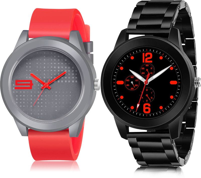 Analog Watch - For Men Latest Professional 2 Watch Combo For Boys And Men - BM108-(69-S-20)