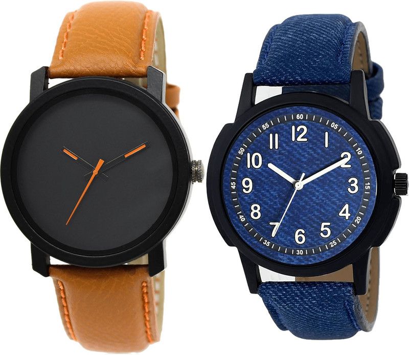 combo watch Analog Watch - For Men Latest Royal Brown And Blue Color Boys Watch - BL46.20-B8 (Combo Of 2 )