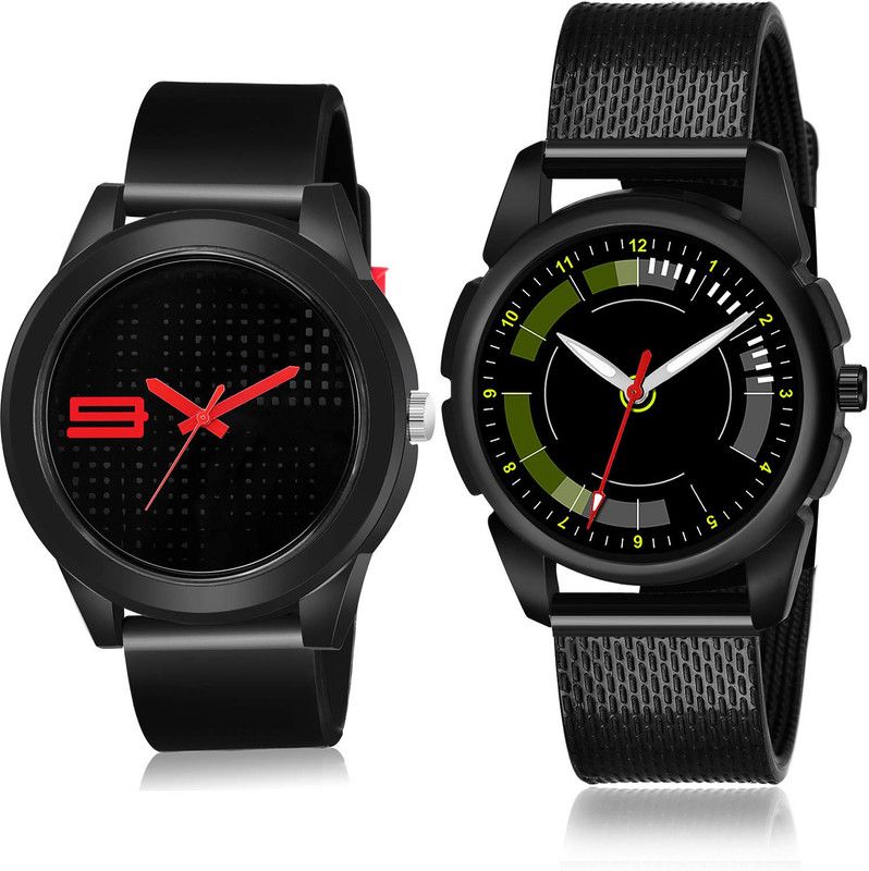 Analog Watch - For Men Modish Rich 2 Watch Combo For Boys And Men - BM105-(43-S-10)